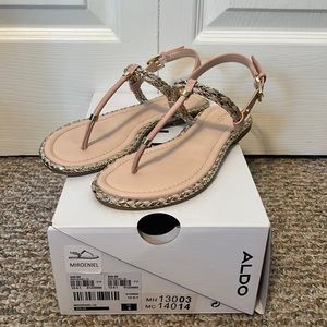 Used Aldo Miroeniel Sandals SZ 6 Light Pink